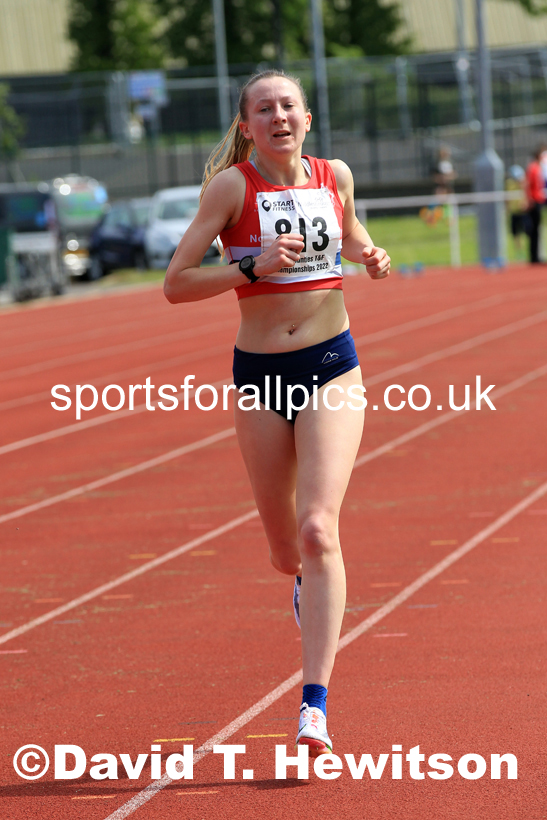 Women and Girls 5000 metres, 2022 North Eastern Track and Field Champs., Middlesbrough. David T. Hewitson/Sports for All Pics